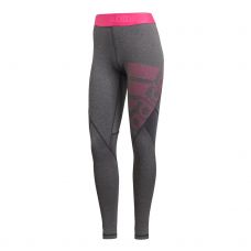 ADIDAS COLLANT ALPHASKIN SPORT GRIGIO ROSA DONNA