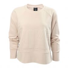 SUDADERA NIKE VERSA BEIGE MUJER