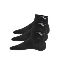 CHAUSSETTES MIZUNO TRAINING MID 3 PAIRES NOIR