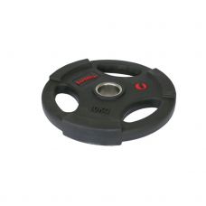 DISCO OLIMPICO SOFTEE URETANO 10 KG NEGRO