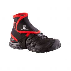 SALOMON TRAIL GAITERS NEGRO ROJO