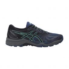 ASICS GEL FUJITRABUCO 6 MUJER NEGRO AZUL T7E9N 5090