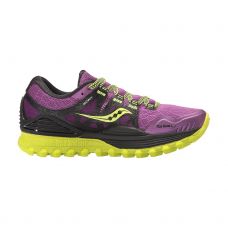 SAUCONY XODUS ISO MUJER PURPURA CITRON S103254