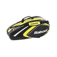 RAQUETERO BABOLAT RACKET HOLDER 3 RAQUETAS CLUB AMARILLO