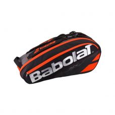 RAQUETERO BABOLAT PURE 6 RAQUETAS NEGRO ROJO