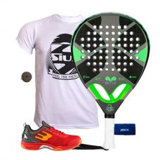 PACK EME TITANIUM GREY Y ZAPATILLAS BULLPADEL BEWER