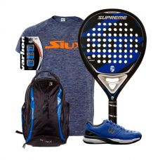 PACK SIUX SUPREME, ZAPATILLAS WILSON RUSH COMP AZUL Y MOCHILA SIUX DIABLO