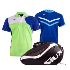 PACK SIUX PALETERO SPARTAN, POLO ZEUS VERDE Y CAMISETA ZEUS AZUL