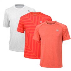PACK 3 CAMISETAS WILSON, CORAL GRIS, CORAL Y BLANCA