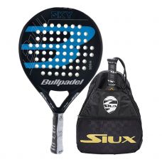 PACK BULLPADEL SKY AZUL Y BANDOLERA SIUX