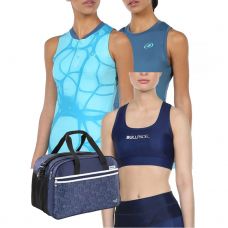 PACK BULLPADEL CAMISETA, POLO, SUJETAR Y BOLSO MUJER
