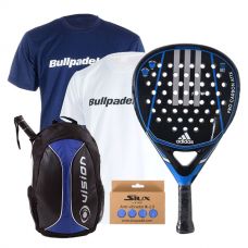 PACK ADIDAS PRO CARBON ATTK 1.9 E ZAINO VISION BLU