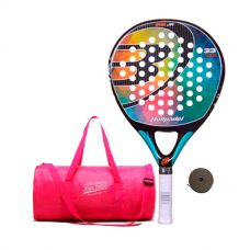 PACK BULLPADEL IRIS JUNIOR ET SAC DE SPORT ROSE JOHN SMITH