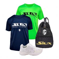 PACK SOFTEE PADEL WINNER 1.0 BLANCO Y BANDOLERA SIUX