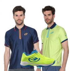 PACK BULLPADEL VERTEX 20V VERDE FLUO E 2 POLO