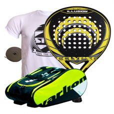 PACK ECLYPSE ILLUSION Y PALETERO VARLION ERGONOMIC AMARILLO
