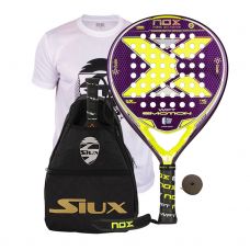 PACK NOX EMOTION WORLD PADEL TOUR EDITION 2021 Y BANDOLERA SIUX ORO