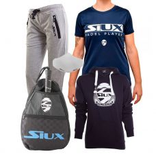 PACK EQUIPACIN SIUX MUJER, BANDOLERA SIUX S-BAG AZUL Y MASCARILLA