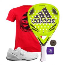 PACK ADIDAS NITROCHARGE ATTK Y ZAPATILLAS WILSON