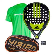 PACK ADIDAS CARBON CTRL 1.8 ,NECESER VISION PRO Y CAMISETA VISION AVALANCHE