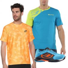 PACK BULLPADEL VERTEX 20V BLU E 2 T-SHIRTS