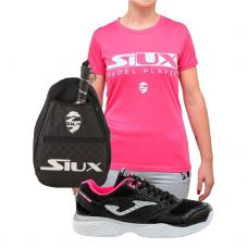 PACK ZAPATILLAS JOMA MASTER LADY 2001, CAMISETA Y BANDOLERA SIUX