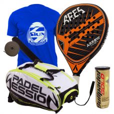 PACK ARES ARROW Y PALETERO PADEL SESSION MATRIX 3