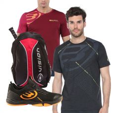 PACK BULLPADEL HACK KNIT 20V NERO, ZAINO E 2 T-SHIRTS