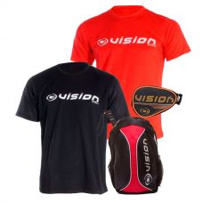 PACK MOCHILA VISION ROJO, MONEDERO VISION Y CAMISETAS VISION AVALANCHE