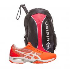 PACK ASICS GEL LIMA PADEL 2 Y CAMISETAS BULLPADEL
