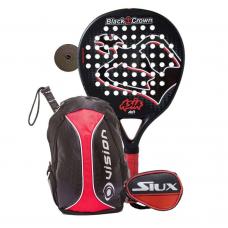 PACK BLACK CROWN ASIA, MOCHILA VISION Y MONEDERO SIUX