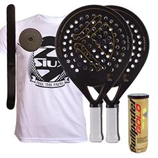 PACK 2 PALAS KAITT CALIBRE 2016 Y BOLAS BULLPADEL GOLD