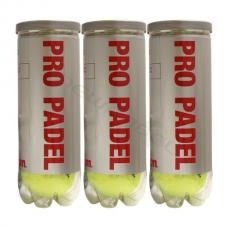 3 botes de bolas Wilson Pro Padel