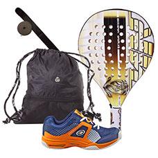 Pack Akkeron Oro R X6, Zap Bullpadel y Bolsa Siux