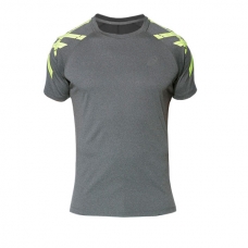 CAMISETA ASICS STRIPE SS TOP GRIS