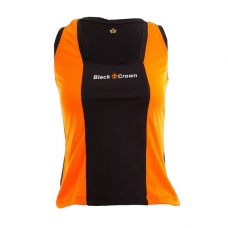 Camiseta Black Crown Zurich Naranja Negro