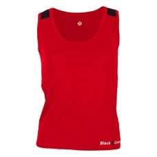 Camiseta Black Crown London Rojo Negro