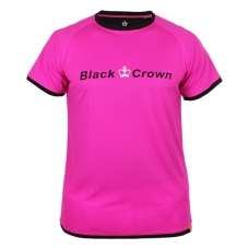 Camiseta Black Crown X3 Fucsia Negro