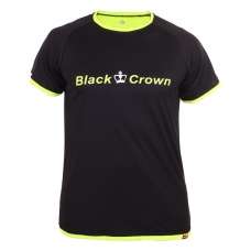 Camiseta Black Crown X3 Negro Amarillo