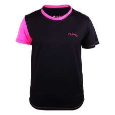Camiseta Ocho Padel Negro Fucsia