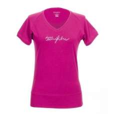 Camiseta Tecnifibre Lady Cotton Tee Pink