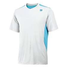 Camiseta Wilson Claim Victory Crew Blanco