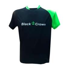 Camiseta Black Crown Delfos Negro Verde