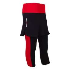 Falda Pirata Black Crown Bath Negro Rojo