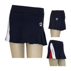 Falda Black Crown Lyon Marino Rojo Blanco