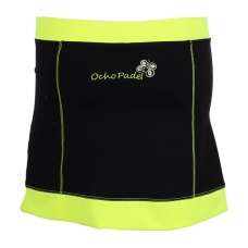 FALDA NEGRA Y VERDE FLUOR