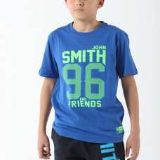 T-SHIRT JOHN SMITH FAXCOL JUNIOR BLU ROYAL