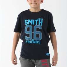 T-SHIRT JOHN SMITH FAXCOL JUNIOR BLU NAVY