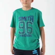 T-SHIRT JOHN SMITH FAXCOL JUNIOR VERDE