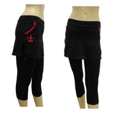 Falda Black Crown Pirata Manaus Negro Rojo 122001202
